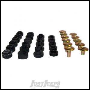 Crown Automotive Body Mount Rubber Bushing Kit For 1997-06 Jeep Wrangler TJ Models 55176180K