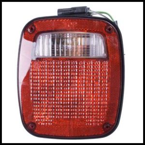Omix-ADA Tail Lamp Driver Side Assembly BLACK For 1991-97 Wrangler 12403.13