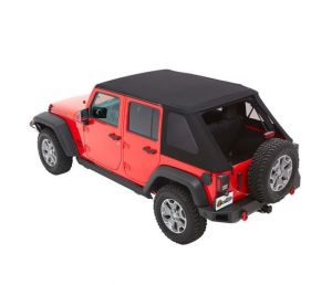BESTOP Trektop NX Plus With Tinted Windows For 2007-18 Jeep Wrangler JK Unlimited 4 Door Models 56853-