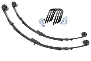 Rough Country Rear Leaf Springs Military Wrap 4" Lift for 87-95 Jeep Wrangler YJ 8064Kit