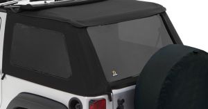 BESTOP Tinted Window Kit For BESTOP Trektop NX For 2007-18 Jeep Wrangler JK 2 Door Models 5822235