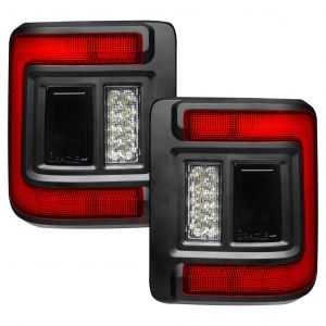 Oracle Lighting Flush Mount led Tail Lights in Standard Red for 18-25 Jeep Wrangler JL 5884-504