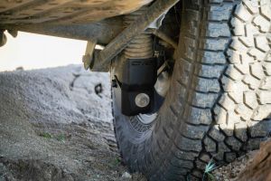 DV8 Rear Shock Skid Plates for 10-24 Toyta 4Runner SPTF3-01