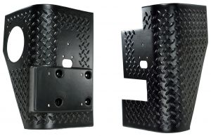 Rugged Ridge Rear Corner Guards Diamond for 1997-06 TJ Wrangler and Rubicon 11650.01