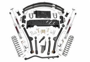 Rough Country 6½" Long Arm Suspension Kit N3 Shocks For 1984-01 Jeep Cherokee XJ With 2.5L or 4.0L & NP242 Transfer Case 61822