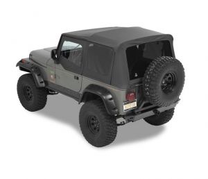 BESTOP Supertop NX Without Soft Upper Half Doors & Tinted Rear Windows For 1988-95 Jeep Wrangler YJ Models 54601-