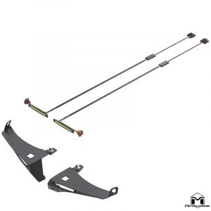 MetalCloak Fender Gutz Delete & Clearance Bracket for 18+ Jeep Wrangler JL, JLU & 20+ Gladiator JT Rubicon 6220