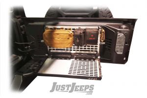 Warrior Products Tailgate Table Storage System For 2018+ Jeep Wrangler JL 2 Door & Unlimited 4 Door Models 6230