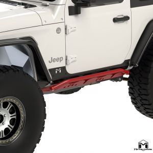 MetalCloak Overline Rocker Rails for 18+ Jeep Wrangler JL 2 Door 6316-
