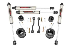 Rough Country 2.5in Spacer Lift Kit with V2 Monotube Shocks for 20-23 Jeep Gladiator JT 63470