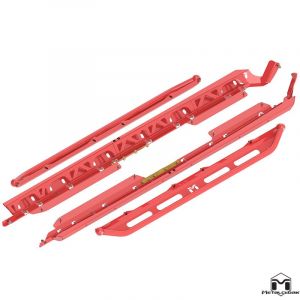 MetalCloak Overland Rocker & Flip Step Kit Pair For 20+ Jeep Gladiator JT 6353-