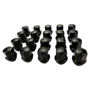 Crown Automotive Lug Nut Kt for 11-24 Jeep Grand Cherokee, 18-24 Jeep Wrangler, 20-24 Jeep Gladiator, 21-24 Jeep Grand Cherokee L, 22 Jeep Grand Cherokee WK 6509422BLK