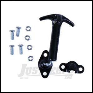 Omix-ADA Hood To Windshield Vertical Mount Catch Black For 1945-63 Jeep CJ 11210.05