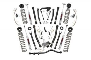 Rough Country 6" X Series Suspension lift Kit With Premium N3 Series Shocks For 2007-18 Jeep Wrangler JK 2 Door Models 68422