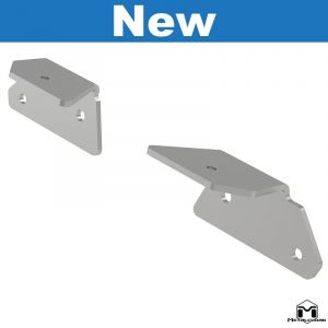MetalCloak JL Wrangler Spare Tire Delete Flag/Antenna Tabs 6908