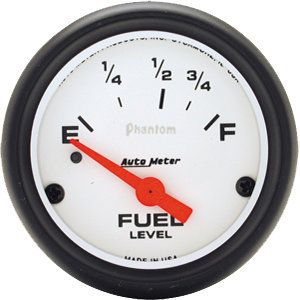 Auto Meter Phantom 2 5/8" Fuel Gauge 0-90 OHMS 5814