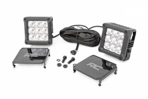 Rough Country 4" Square Cree LED Lights (Pair) 70905DRL