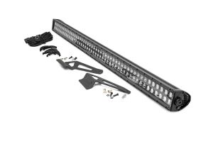 Rough Country LED Light Windshield 50" Black Dual Row For Can-Am Defender HD 5/HD 8/HD 9/HD 10 71007