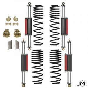 MetalCloak 3.5" 6Pak Long Travel Upgrade Kit for 97-06 Jeep Wrangler TJ 7152