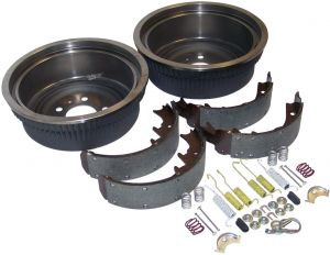 Crown Drum Brake Service Kit (Rear) For 1986-1995 Jeep Cherokee XJ & Wrangler YJ 52001915K