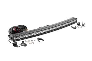 Rough Country 30" Curved Cree LED Light Bar (Single Row) (Chrome Series) 72730