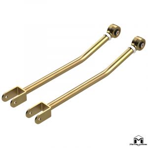 MetalCloak Jeep JK/JL Wrangler, JT Gladiator, 4-Link Front Upper Duroflex Long Arms, Pair, 4-Door 7291