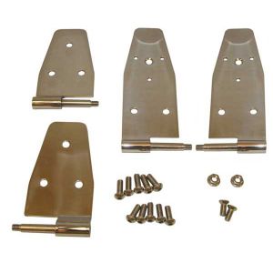Rugged Ridge Door Hinges Stainless For 1994-95 Wrangler 11113.03