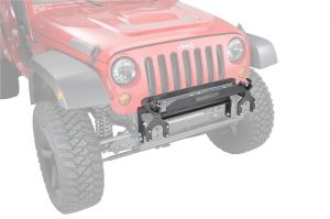 WARN Winch Mounting Plate For 2012-18 Jeep Wrangler JK 2 Door & Unlimited 4 Door With Plastic Factory Front Bumper 88140
