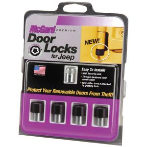 McGard Lock Set (M6 x 1.0 Thread Size) For 2007-18 Jeep Wrangler JK 4 Door Models 76060