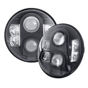 Pro Comp Lighting Explorer 7" LED Headlamps (Pair) For 07-18 Jeep Wrangler JK, JKU (See Details) EXP76402P