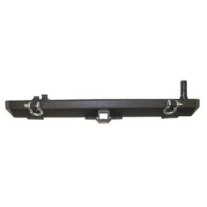 SmittyBilt Classic Rock Crawler Rear Bumper With D-Rings In Black Textured For 1987-06 Jeep Wrangler YJ & TJ Models 76651D-01