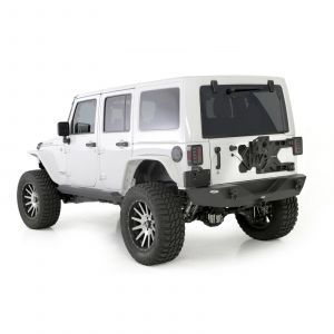 SmittyBilt XRC Armor Rear Bumper with Hitch For 2007-18 Jeep Wrangler JK 2 Door & Unlimited 4 Door Models 76855
