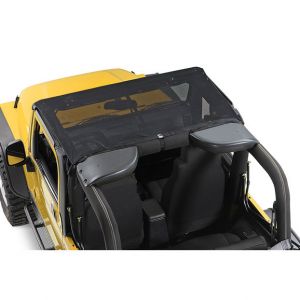 Vertically Driven Products KoolBreez Brief Top In Black For 1992-95 Jeep Wrangler YJ 9295JKB