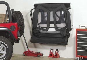 Quadratec Soft Top Storage Hanger Optional Soft Upper Door Brackets for 97-06 Wrangler TJ 91110-900