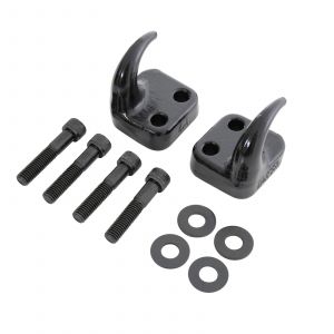 SmittyBilt Factory Style Front Tow Hooks In Black For 1997-06 Jeep Wrangler TJ & Wrangler Unlimited 7786