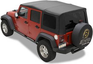 BESTOP Replace-A-Top With Tinted Rear Windows For 2010-18 Jeep Wrangler JK Unlimited 4 Door Models 7914735