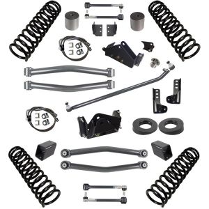 Synergy MFG Stage 2 Suspension System, 3" Lift Kit For 2007-18 Jeep Wrangler JK Unlimited 4 Door Models 8042-30