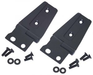 Kentrol Hood Hinge Brackets in Black Texture For 2007-18 Jeep Wrangler JK 2 Door & Unlimited 4 Door Models 80572