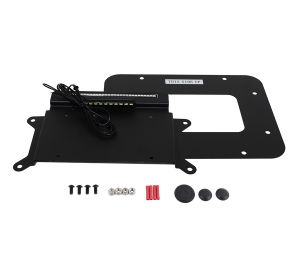 Kentrol BackSide License Plate / Third Brake LED Mount For 2010-18 Jeep Wrangler JK 2 Door & Unlimited 4 Door Models 80703