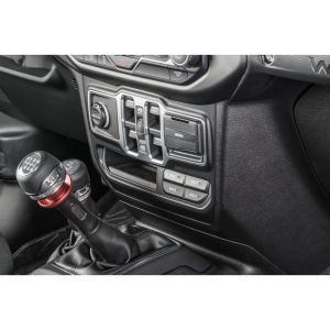 MOPAR Auxiliary Switch Bank (Black) For 2018-24 Jeep Wrangler JL & Gladiator JT 82215190