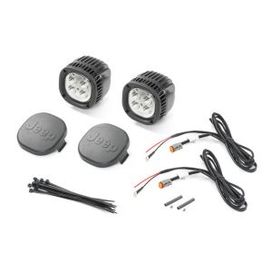 MOPAR 5" LED Offroad Light Kit for 18-25 Jeep Wrangler JL & Gladiator JT 82215385AC