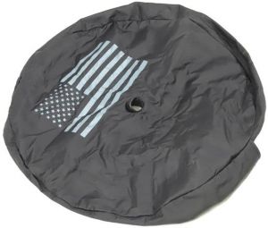 MOPAR Spare Tire Cover "American Flag" Logo For 2018+ Jeep Wrangler JL 2 Door & Unlimited 4 Door Models With 32" Tires 82215439AB