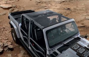 MOPAR Sun Bonnet in Black Mesh For 2020+ Jeep Gladiator JT 4 Door Models 82215621
