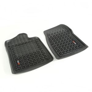 Rugged Ridge All Terrain Floor Liner, Front Pair, Black for 07-13 GM Truck RegCab 82901.21