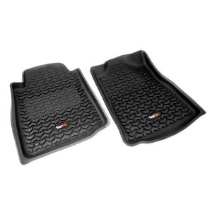 Rugged Ridge All Terrain Floor Liner, Front Pair, Black, Auto for 05-11 Tacoma 82904.1