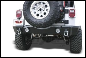Rampage Rear Recovery Bumper Textured Black For 2007-18 Jeep Wrangler JK 2 Door & Unlimited 4 Door (Lights Sold Separately) 88605