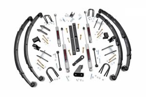 Rough Country 4½" Spring Suspension Lift Kit With Premium N3 Series Shocks For 1987-95 Jeep Wrangler YJ (With Power Steering) 618.20