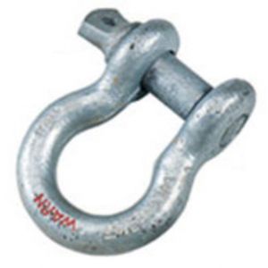 WARN D-Ring Shackle 1/2" Shackle With 1/2" Pin 4000lbs (Each) 88998