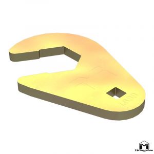 MetalCloak Crow's Foot 1 11/16" Duroflex Jam Nut Wrench 8993