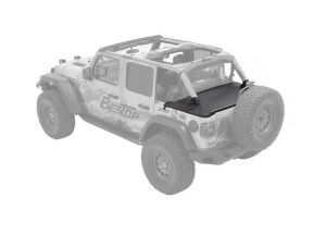 BESTOP Duster Deck Cover (Black Diamond) For 2018-23 Jeep Wrangler JL Unlimited 4 Door Models 9003635